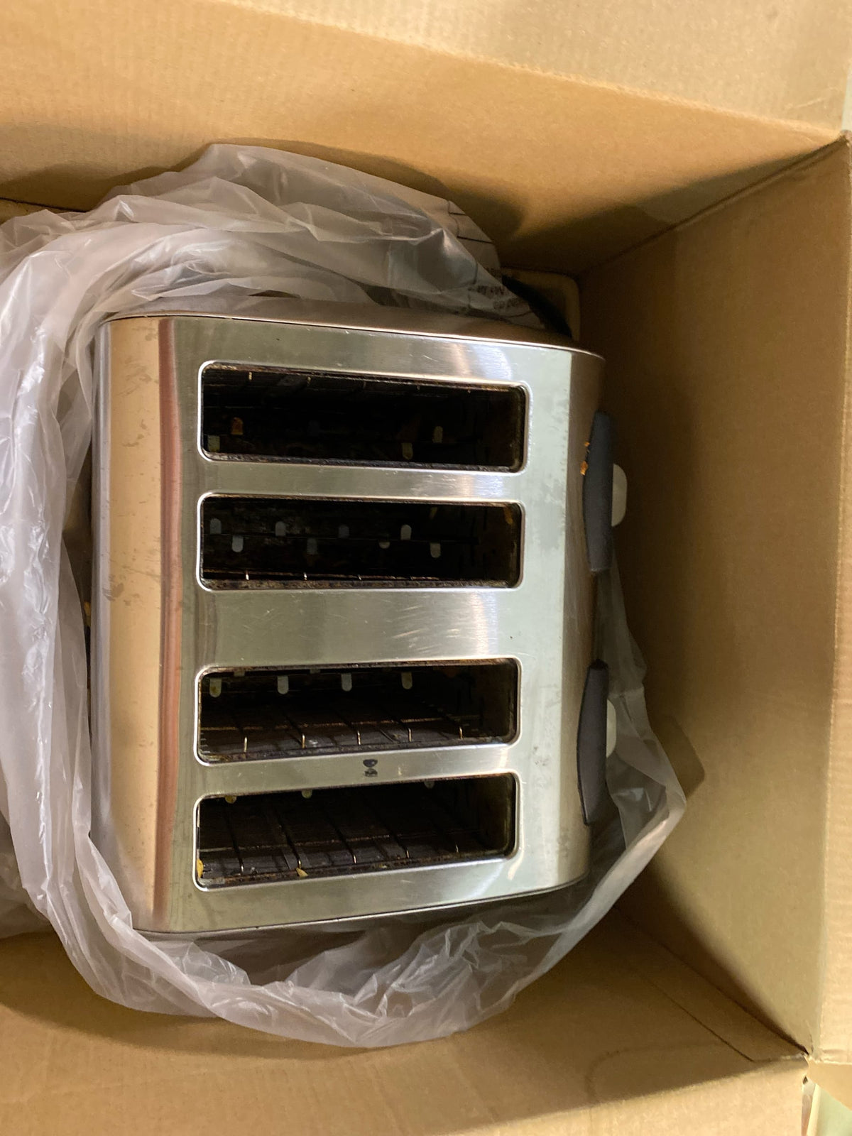 GE G9TMA4SSPSS 4 Slice Countertop Toaster - Stainless Steel
