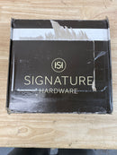 Signature Hardware 446026 Lowden 2.5 GPM Single Function Rain Shower Head - Matte Black