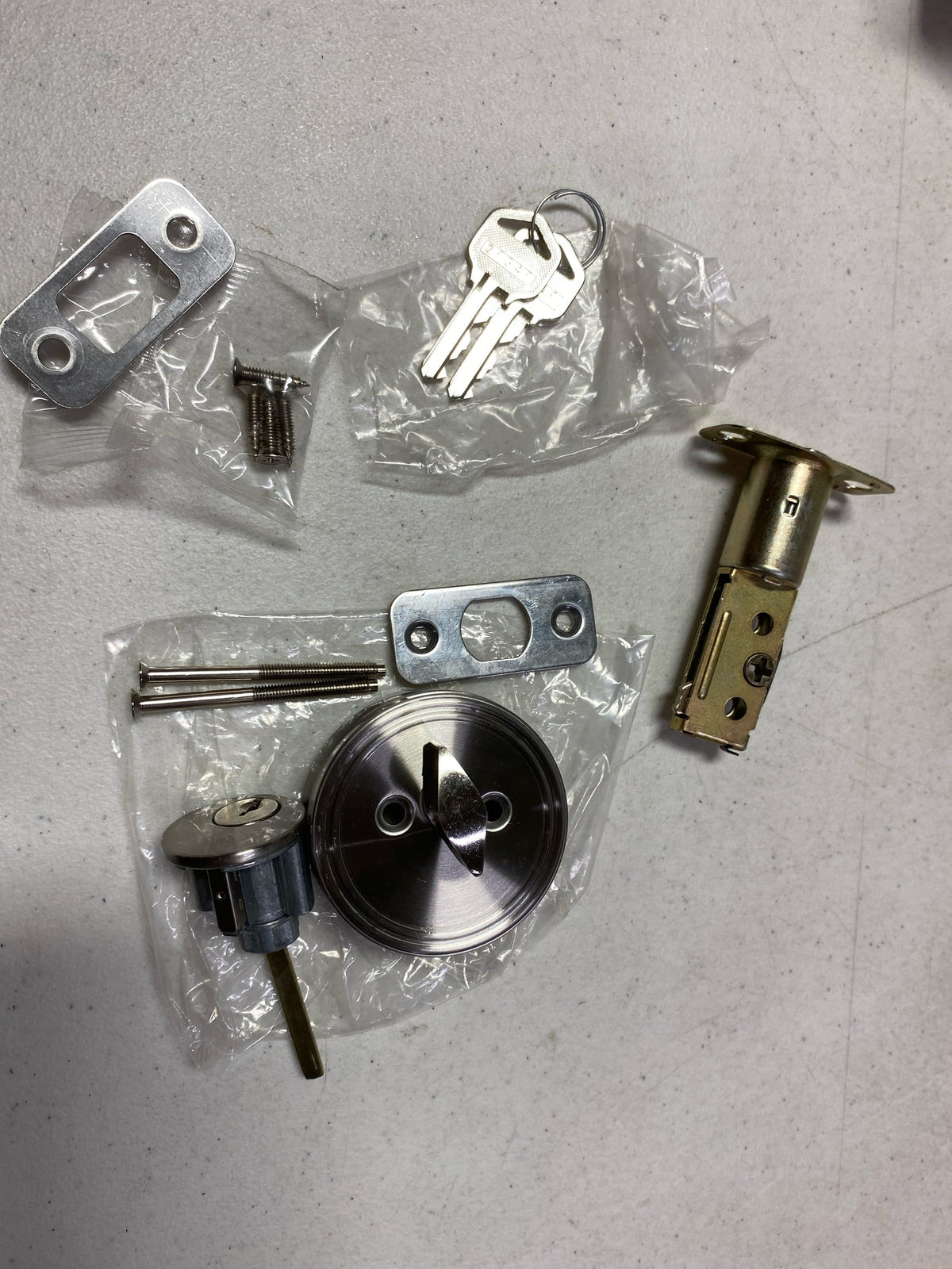 Miseno MLK1218SN Single Cylinder Keyed Entry Deadbolt - Satin Nickel