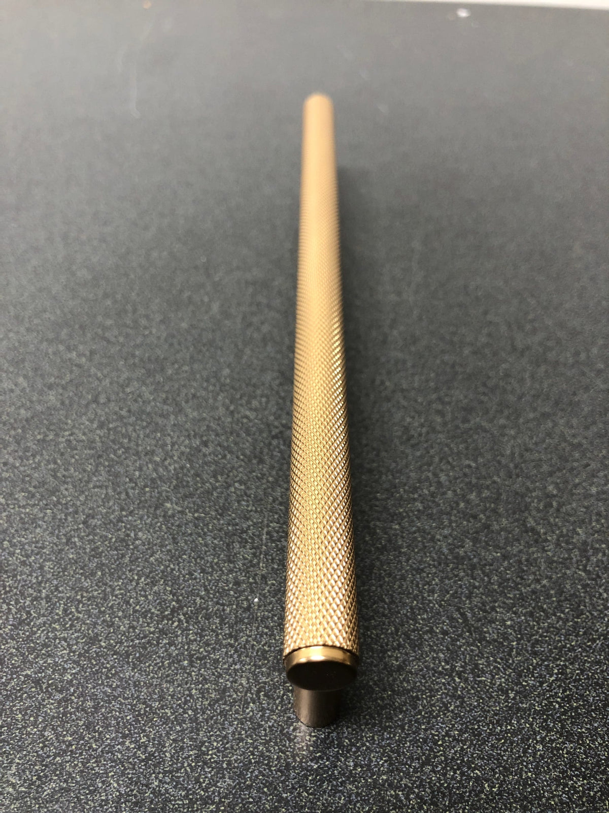 Schaub and Company 5008-SSB Pub House 8" Center to Center Diamond Knurled Solid Brass Cabinet Bar Handle / Drawer Bar Pull - Signature Satin Brass