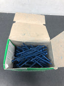 Hillman  tapper  steel  flat head concrete screw anchor  100 pk