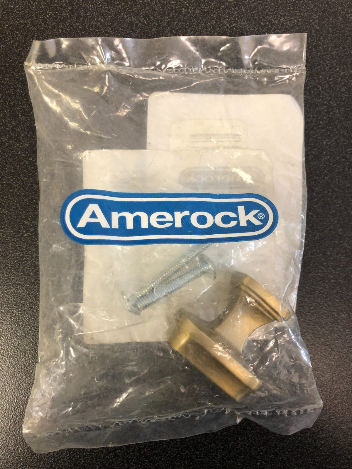Amerock Revitalize 1-1/4 Inch Rectangular Cabinet Knob - Golden Champagne