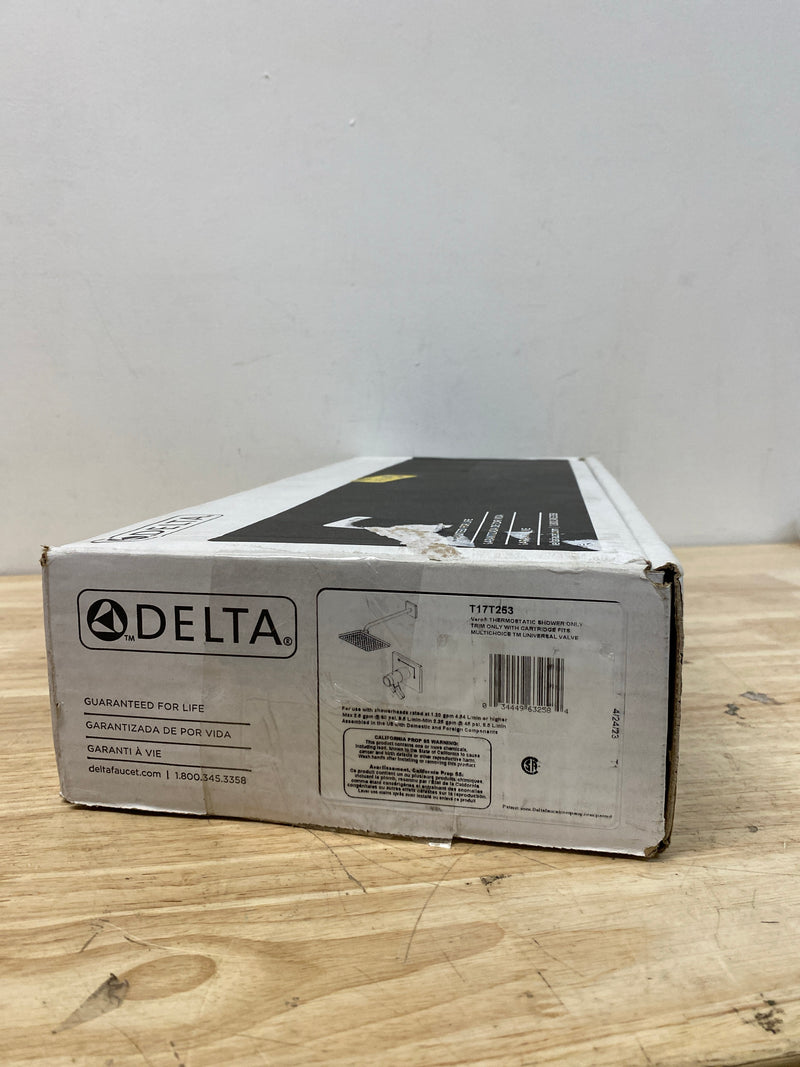 Delta T17T253 Vero Tempassure 17T Series Dual Function Thermostatic Shower Only with Integrated Volume Control - Less Rough-In Valve - Chrome