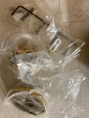 Baldwin HD.ROU.TRR.003 Reserve Round Polished Brass Half-Dummy Door Knob with Traditional Round Rose