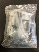 Franklin Brass Asymmetric Notched 3 Inch Center to Center Handle Cabinet Pull - Pack of 10 - Matte Black