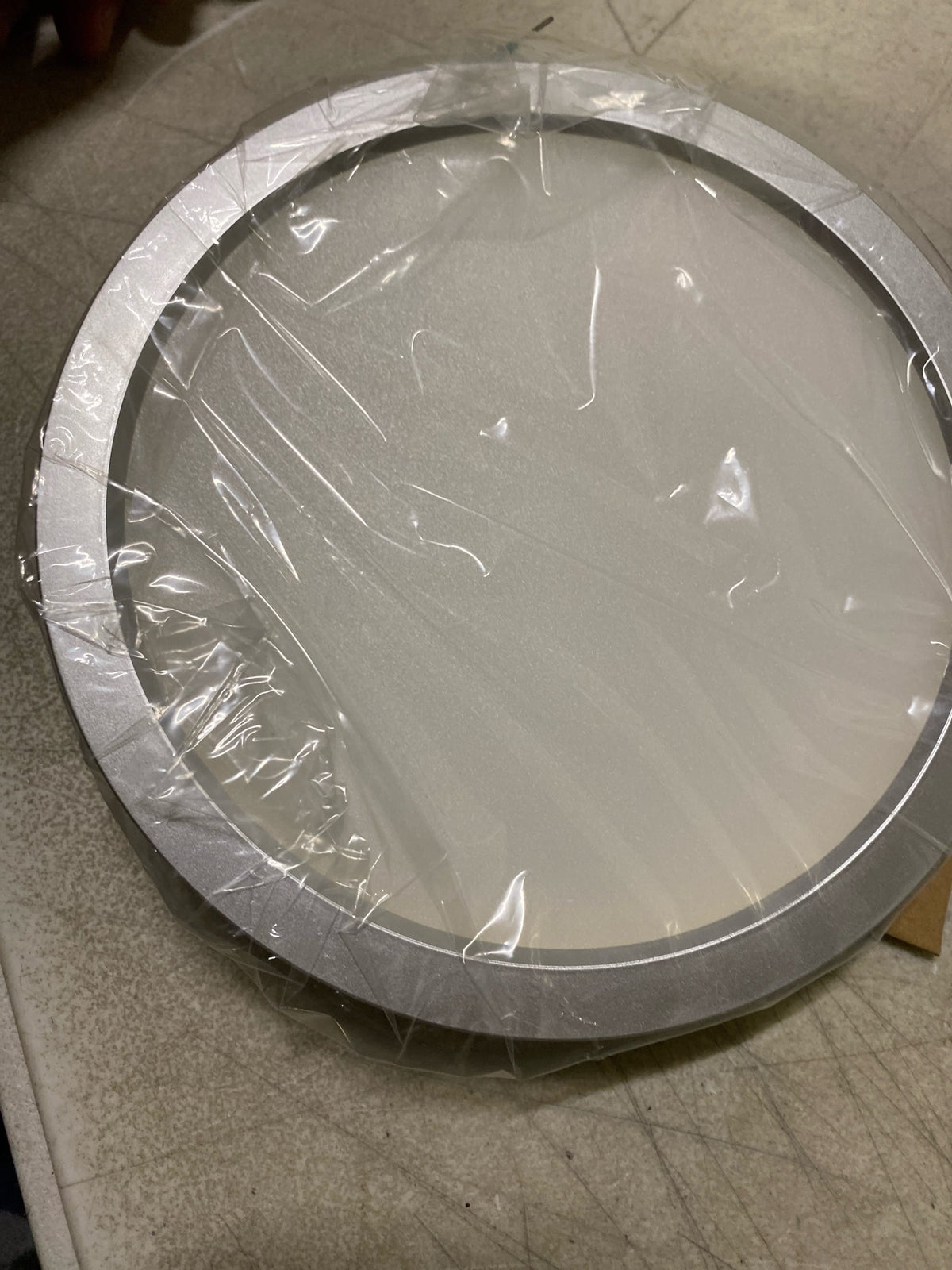 Canarm LED-SM7DL-BN-C Light 7" Wide Integrated LED Outdoor Flush Mount Ceiling Fixture - Brushed Nickel