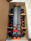 Viega 49615 Manabloc 1/2 in. x 18 Port Polysulfone Distribution Manifold (8 Hot/10 Cold)