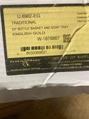 Rohl: U.6962EG - 20" Bottle Basket With Soap Tray