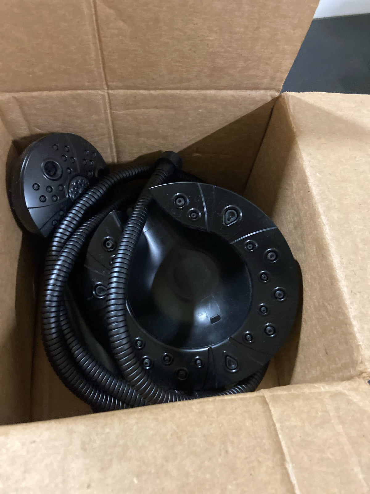 Delta 58480-BL25-PK In2ition 2.5 GPM Multi Function Shower Head with Touch-Clean, MagnaTite, and H2Okinetic Technology - Matte Black