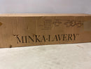 Minka Lavery 2424-84-L Beacon Avenue 4 Light 33" Wide LED Bathroom Vanity Light with Seedy Glass Diffusers - Brushed Nickel