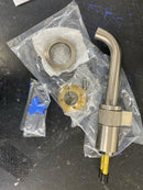 Brizo T65735LF-NK Litze 1.5 GPM Wall Mounted Single Hole Bathroom Faucet - Less Rough In and Drain Assembly - Luxe Nickel