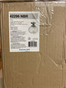 Kichler 42296NBR Avery 10" Wide Semi -Flush Ceiling Fixture - Natural Brass