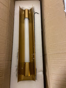 Visual Comfort KWL1081BBS Carson 17" Tall LED Bath Bar - ADA Compliant - Burnished Brass