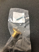 Century 20613-BG Round 1 Inch Mushroom Cabinet Knob - Brushed Gold