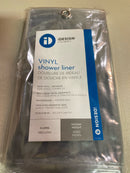 Interdesign 14581 iDesign Waterproof PVC Vinyl Extra-Long Length Bathroom Shower Curtain Liner - 72 in. x 96 in., Clear
