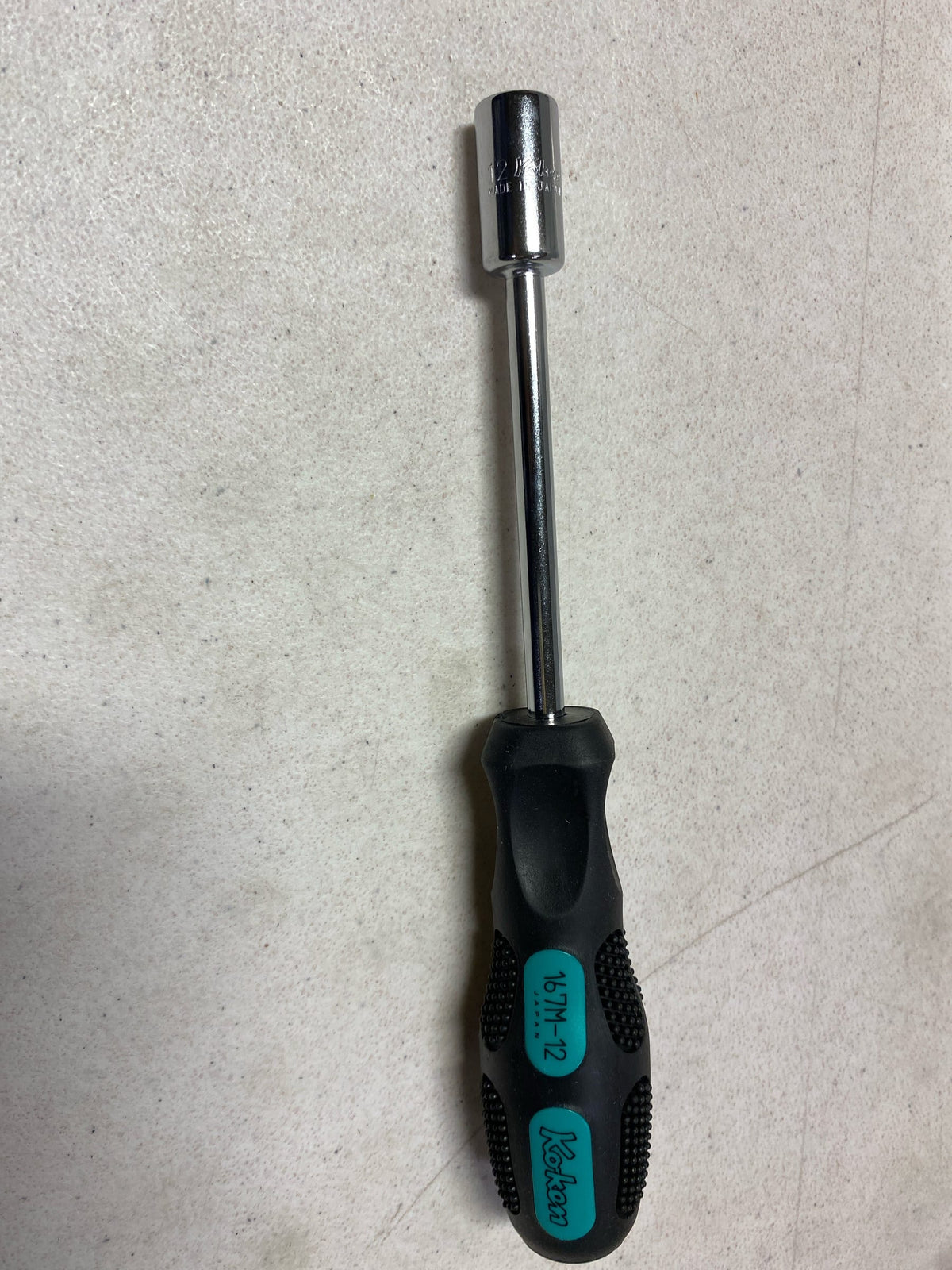 Ko-ken 167M-12 Socket Driver 12mm 6 point Length 245mm