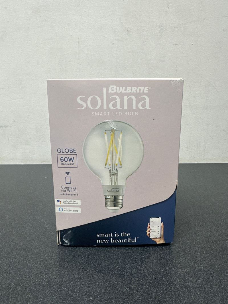 Bulbrite 293120 Single 5.5 Watt Vintage Edison Dimmable G25 Medium (E26) LED Bulb - 600 Lumens, 2200K, and 80CRI - Clear