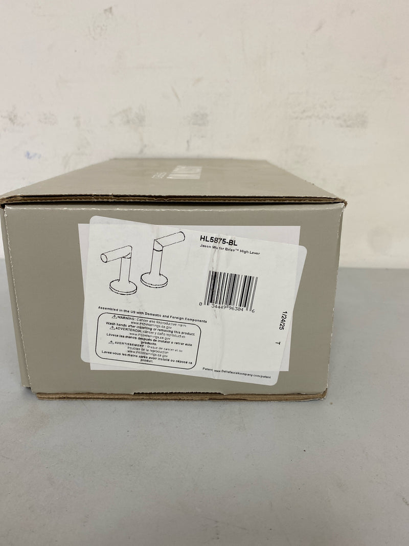 Brizo HL5875-BL Wall Mount Lavatory Lever Handles Only - Matte Black