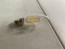 Satco Lighting S21267 4 Watt Vintage Edison Dimmable B11 Candelabra (E12) LED Bulb - 350 Lumens , 4000K , and 90CRI - Clear
