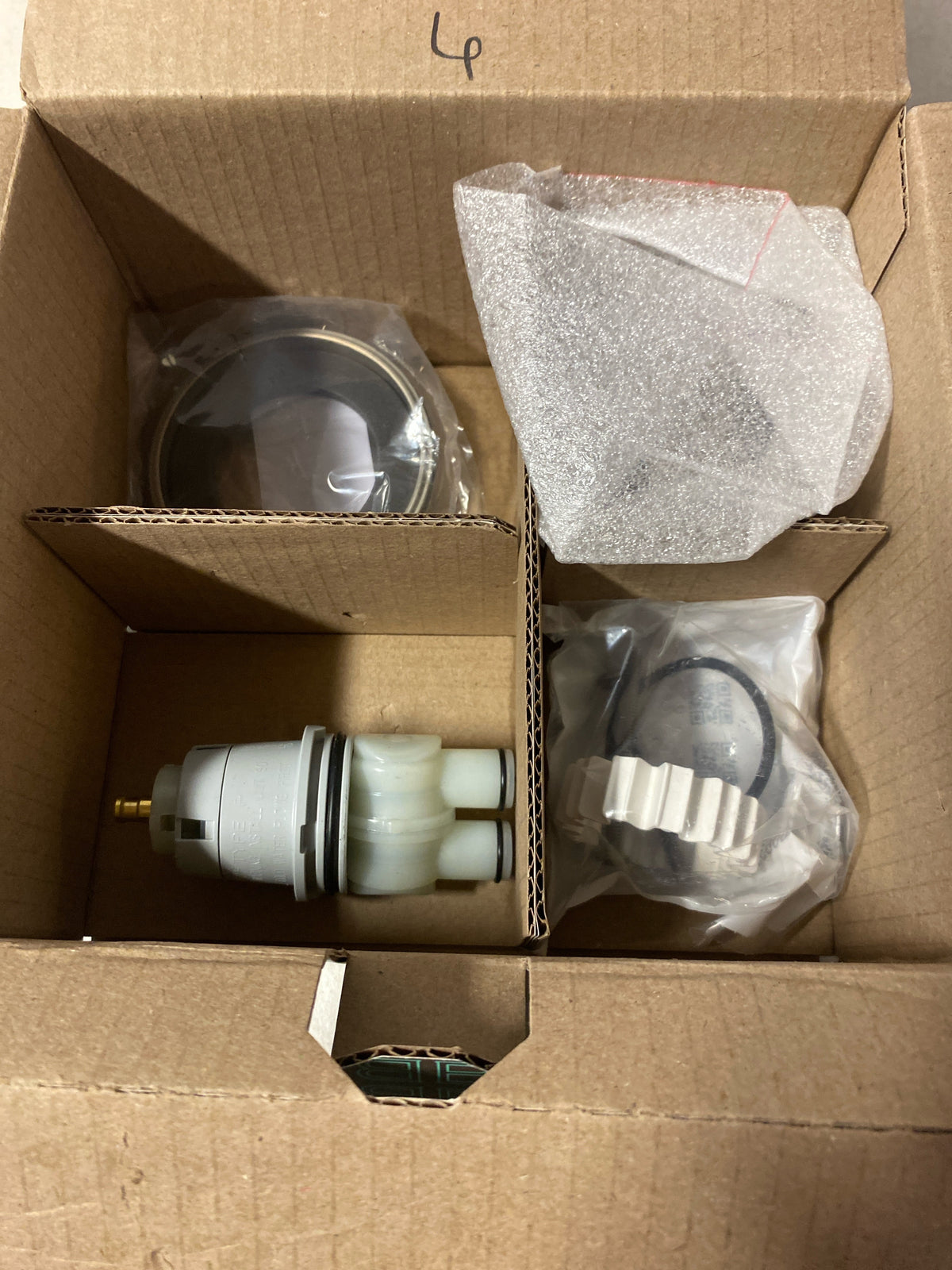 Brizo T60P098-NKLHP Levoir Single Function Pressure Balanced Valve Trim Only with Monitor Technology - Less Handles and Rough In - Luxe Nickel