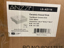 Anzzi LS-AZ116 Vitruvius Series 21 in. Rectangular Bathroom Vessel Sink with Built-In Overflow in Glossy White Vitreous China Ceramic