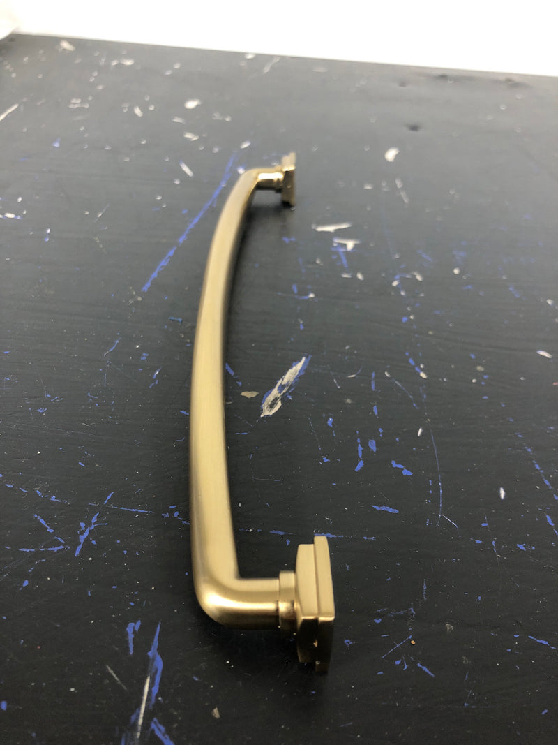 Berenson 1300-1MDB-P Tailored Traditional 8-13/16 Inch Center to Center Handle Cabinet Pull from the Timeless Charm Series - Modern Brushed Gold