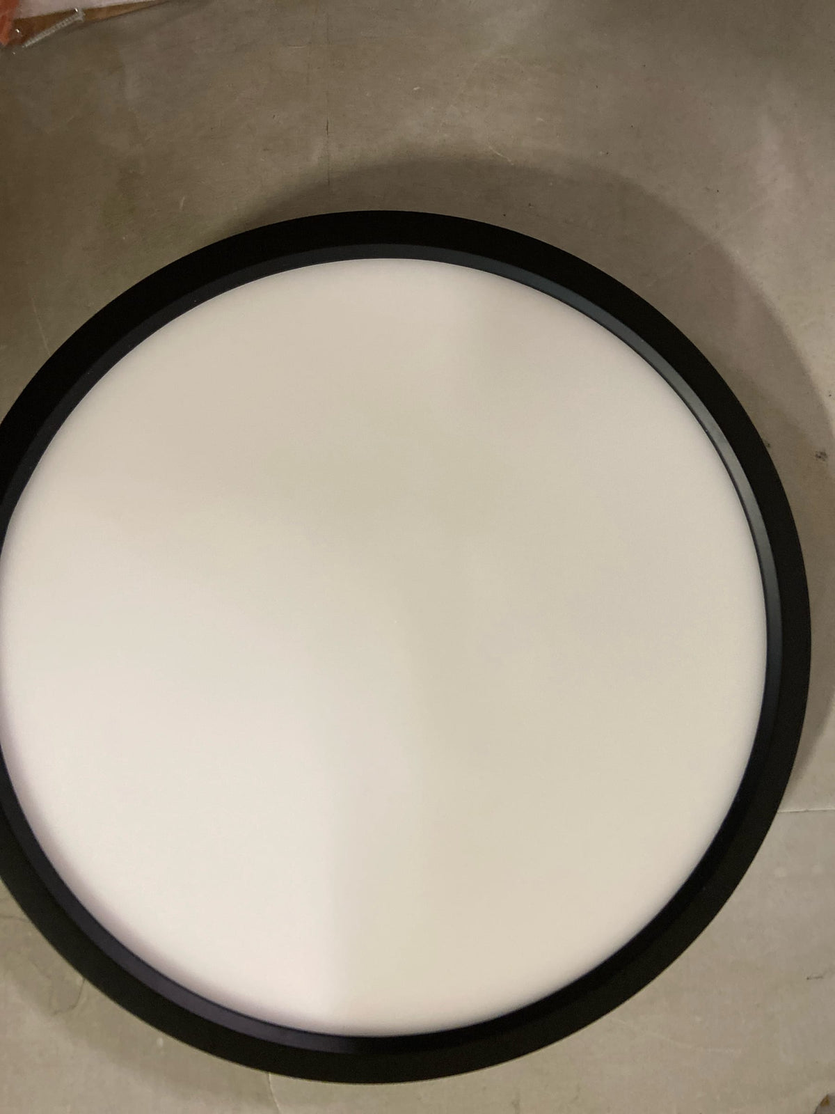 Minka Lavery 715-66A-L Low Profile Round LED Flush Mount Ceiling Light, 1-Light 30 Watt, 1"H x 15"W, Coal
