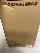 Kichler 42047OZCS Everly 17.75 in. 1-Light Olde Bronze Modern Shaded Bell Kitchen Hanging Pendant Light with Clear Seeded Glass