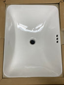 Proflo Pf1813u Norris 20-7/16" Rectangular Vitreous China Undermount Bathroom Sink - White