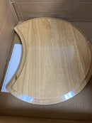 Houzer CB-1800 16-1/8" x 16-1/8" Rubberwood Cutting Board - Tan