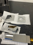 Vigo VG05005CH Atticus 1.2 GPM 5" H Single Handle Wall Mounted Widespread Bathroom Faucet - Chrome