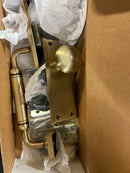 Nostalgic Warehouse New York C Grip Front Door Handle and Deadbolt Set