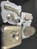 Moen T2472EPBN Genta LX 1.75 GPM Pressure Balanced Shower Trim Package with Multi Function Shower Head - Less Valve - Brushed Nickel