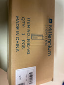 Millennium 1981-VG Transitional One Light Wall Sconce from Milan Collection in Gold, Champ, Gld Leaf Finish