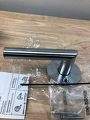 Kwikset 788MILRDT-26D Milan Non-Turning One-Sided Dummy Door Lever with Round Rose - Satin Chrome