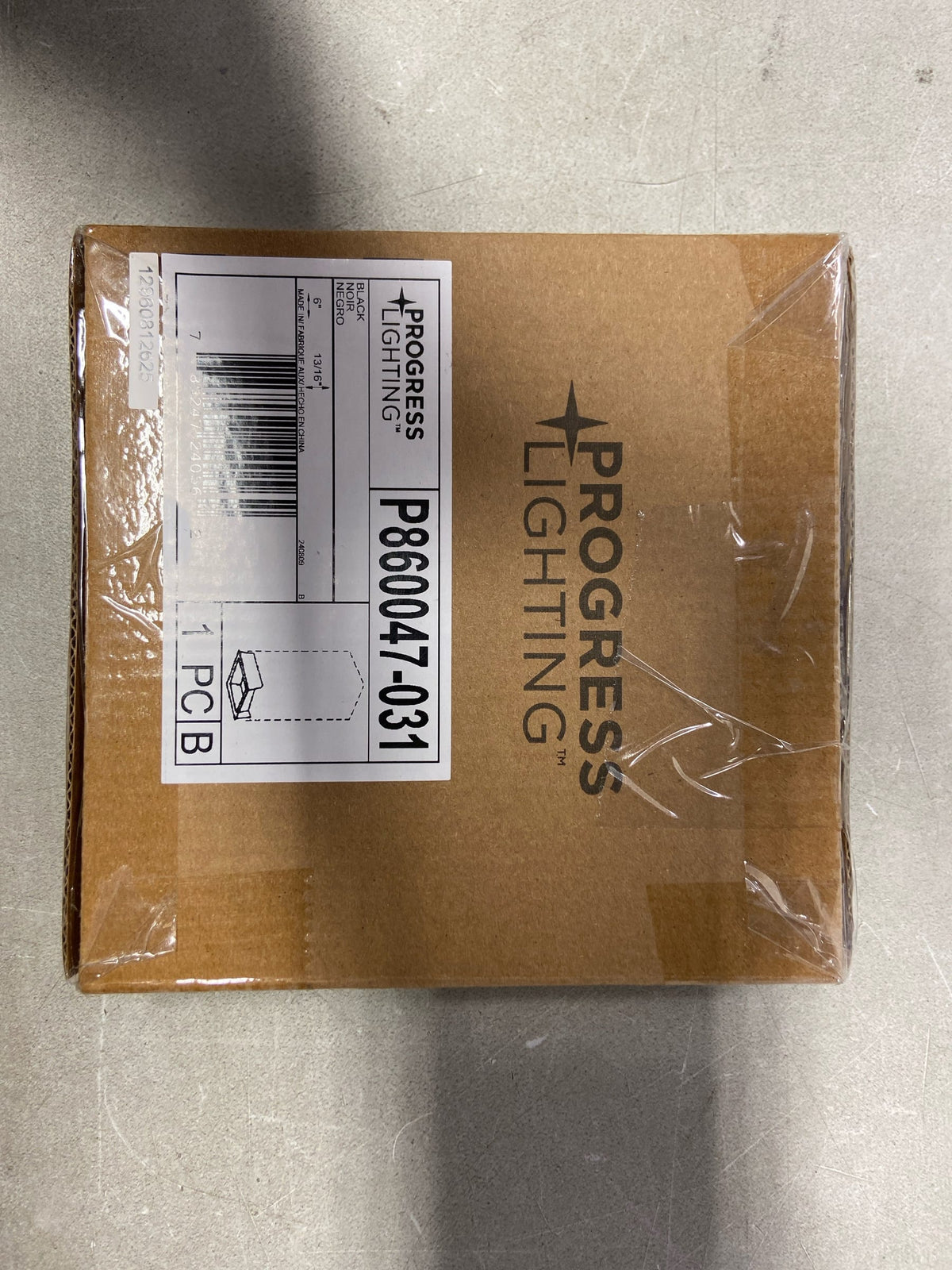 Progress Lighting P860047-031 6" Wide Square Lens - Black