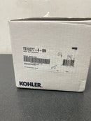 Kohler TS10277-4-BN Forte Sculpted Rite-Temp Valve Trim Vibrant Brushed Nickel