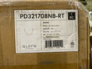Alora Lighting PD321708NB-RT Marni 5-ft Wide 3000K LED Linear Pendant with Remote Driver - Natural Brass