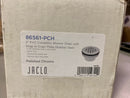 Jaclo 86561-PCH 2" PVC Complete Shower Drain with Snap in Drain Plate (Rubber Seal) - Polished Chrome