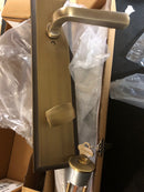 Signature Hardware 552055AB MNG-EXTR-5002 Entry Door Lever Set RH -Antique Brass