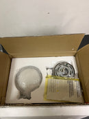 Visual Comfort SL 2935AN-WG Boston 11-1/2" High Wall Sconce with White Glass Shade - Antique Nickel