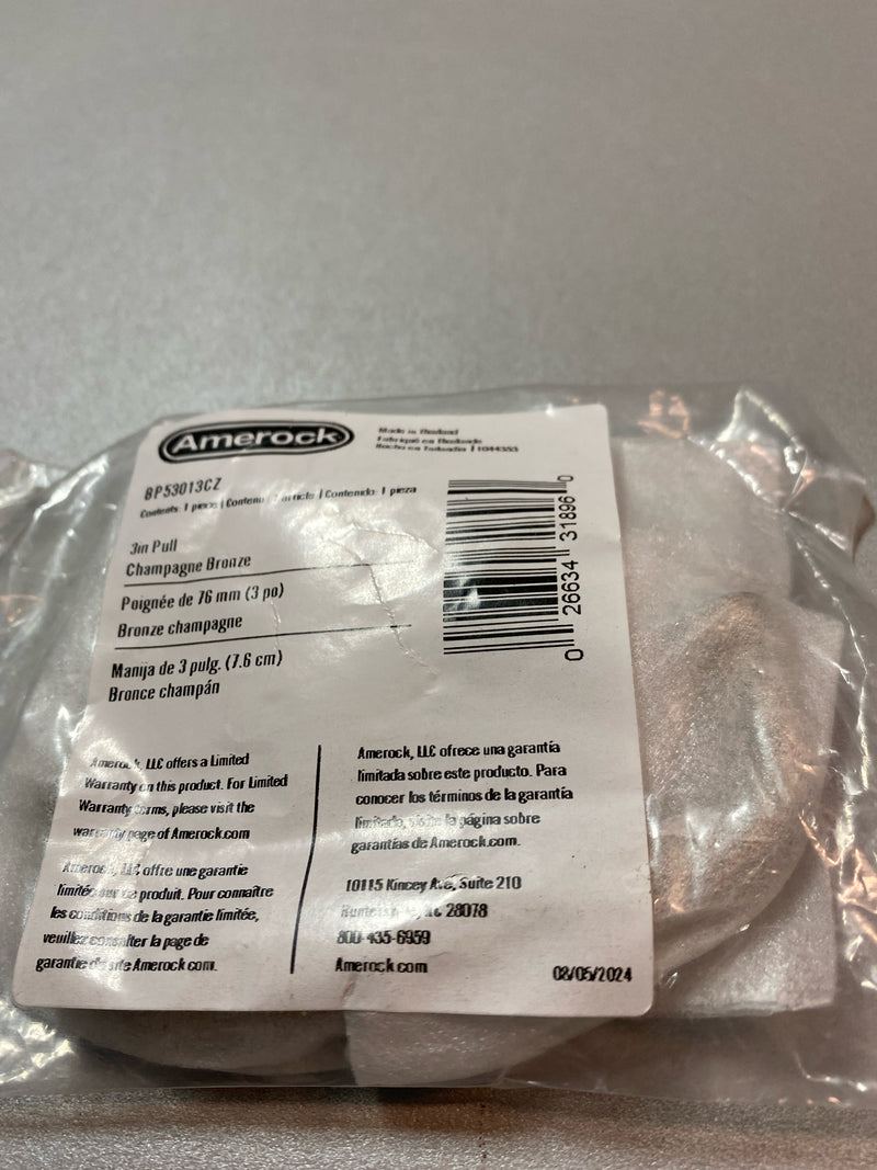 Amerock BP53013CZ Granby 3 in. (76mm) Traditional Champagne Bronze Arch Cabinet Pull