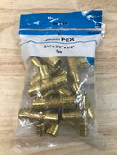 Apollo APXT3410PK 3/4 in. Brass PEX-B Barb Tee (10-Pack)