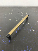 Emtek 84056SMUS4 Smooth 8 Inch Center to Center Cabinet Pull from the SELECT Collection - Satin Brass