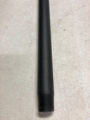 Private brand unbranded 803227 24 in. Matte Black Ceiling Fan Extension Downrod for 12 ft. Ceilings