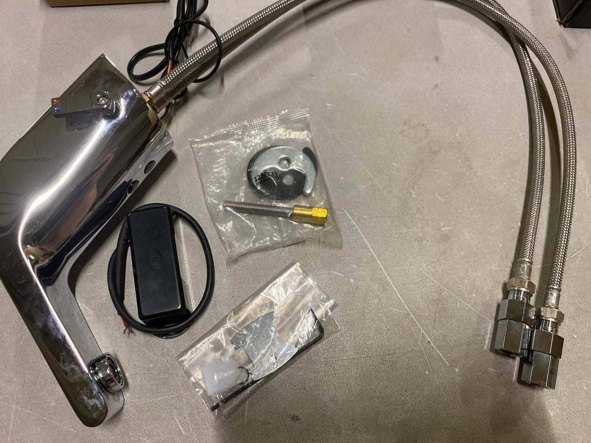 KOHLER Sculpted Touchless faucet with Insight technology and temperature mixer, Hybrid-powered