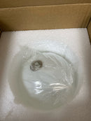 Artcraft Lighting AC6651BK Comet 1 Light 6" Wide LED Semi-Flush Globe Ceiling Fixture - Semi Matte Black