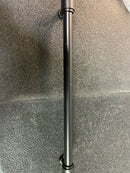 Amerock BP37748MB Faraday 10-1/16 Inch Center to Center Knurled Bar Cabinet Pull - Matte Black
