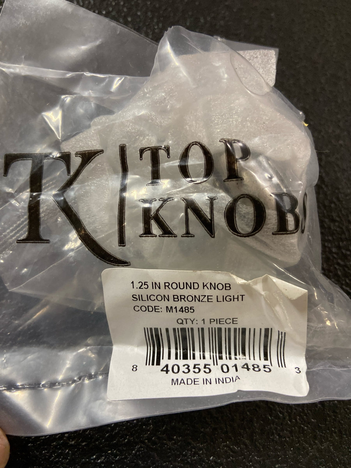 Top Knobs M1485 Peak 1-1/4 Inch Mushroom Cabinet Knob from the Aspen Collection - Silicon Bronze Light