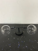 Alora Lighting WV548217MBCL Willow 2 Light 5" Tall Bathroom Sconce with Clear Glass Shades - Matte Black